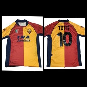 Impeccable Francesco Totti A.S. Roma Jersey - Early 2000's - Size Small